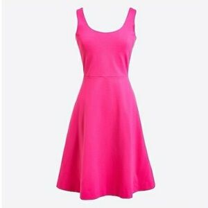 J. Crew Pink Sleeveless A-Line Sundress